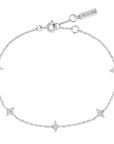 Silver Stars Station Bracelet