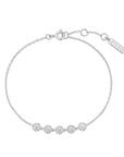 Silver Pavé Multi Beaded Chain Bracelet