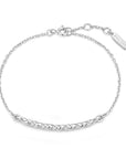 Silver Twisted Bar Bracelet