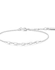 Silver Quintet Marquise Bracelet