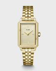 Fluette Watch Steel, Sand Texture Gold, Gold Colour