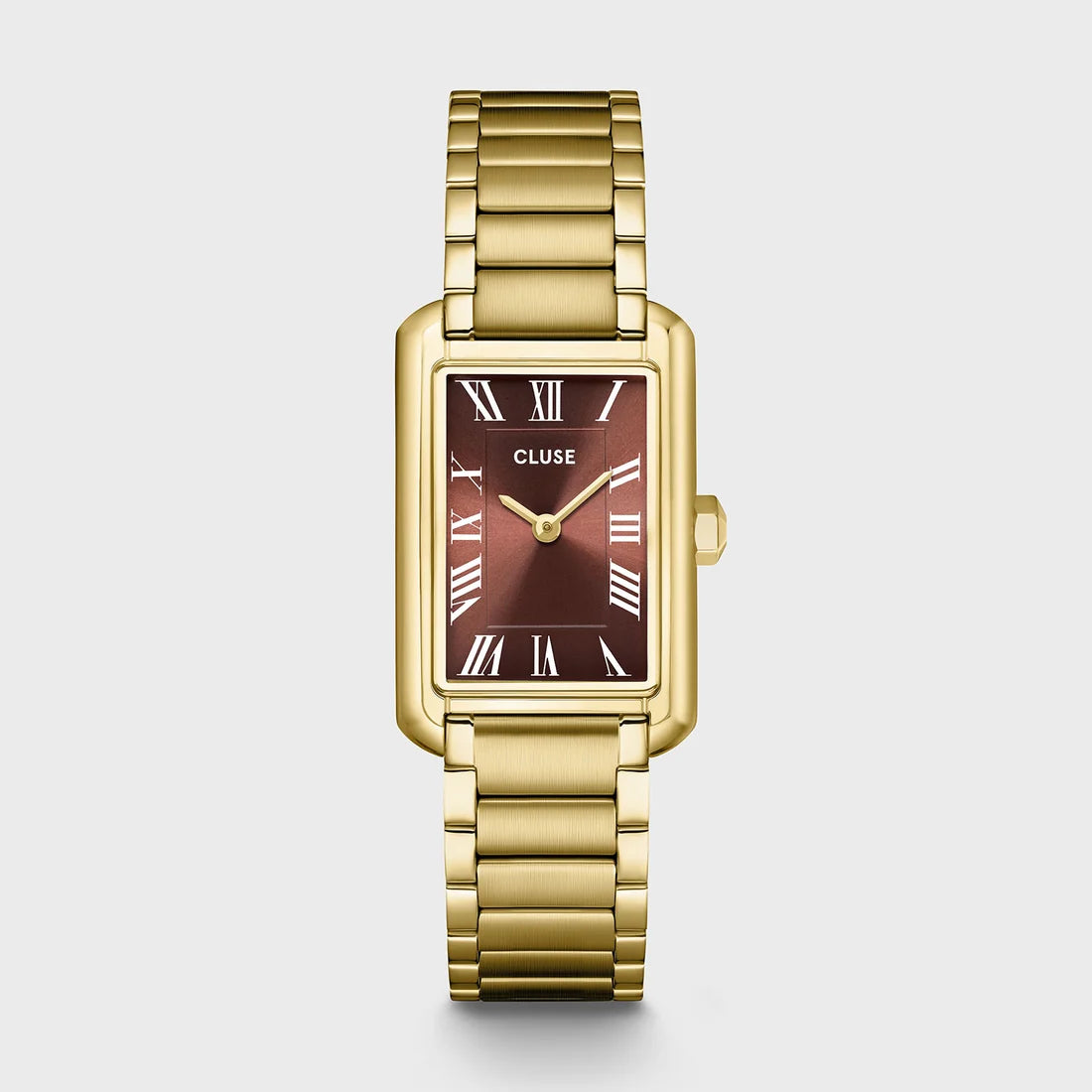 Belisenna Watch Steel, Mocha, Gold Colour