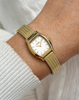 Tonnette Mini Watch Steel, Full Gold Colour