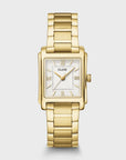 Anglée Watch Steel, White, Gold Colour