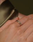Illumination Curved Pavé Ring