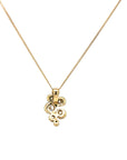 9ct Gold Diamond Cluster Pendant