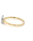 Hollie - Yellow Gold Pear Halo Earth Grown Diamond Ring