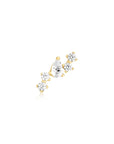 Gold Constellation Barbell Single Earring