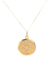 9ct gold St.Christopher medal