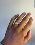 Amy - 18ct Yellow Gold Earth Grown Cluster Diamond Ring