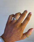 Tilly - 18ct White Gold Princess Cut Halo Earth Grown Diamond Ring