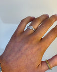Zoe - 18ct White Gold Oval Earth Grown Diamond Ring