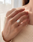 Maria - 18ct Yellow Gold Laboratory Grown Pear Solitaire Ring