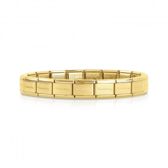 NOMINATION
CLASSIC GOLD STAINLESS STEEL BASE LINK BRACELET
