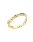 Illumination Curved Pavé Ring