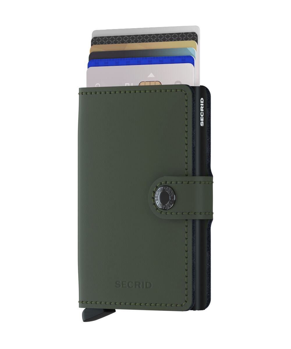 Miniwallet Matte Green/black