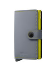 Miniwallet Matte Grey/Lime