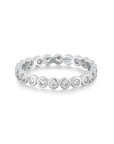 Silver Bezel Set Ring