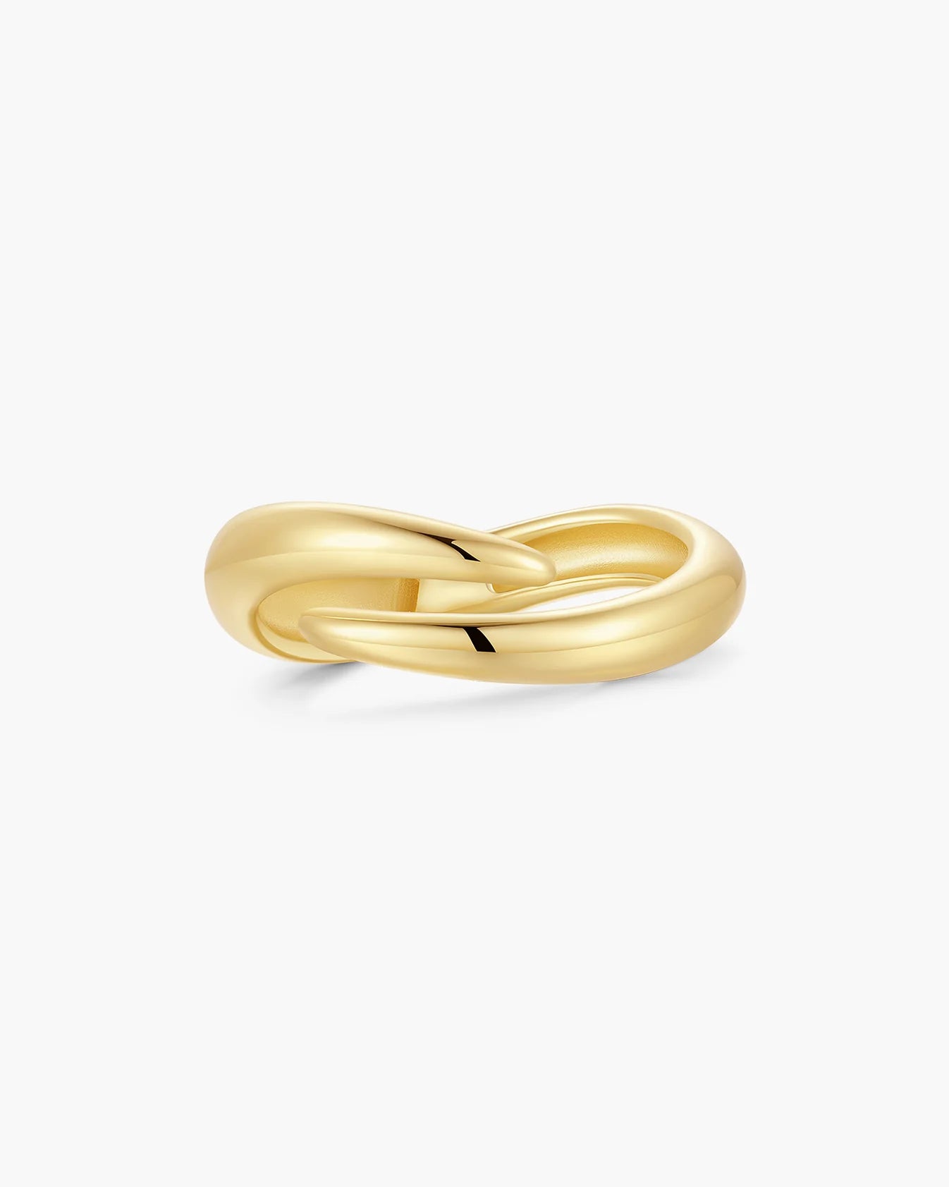 Gold Spiral Adjustable Ring