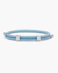 Little Lewis DBL Summer Blue - Stone Gray | Silver