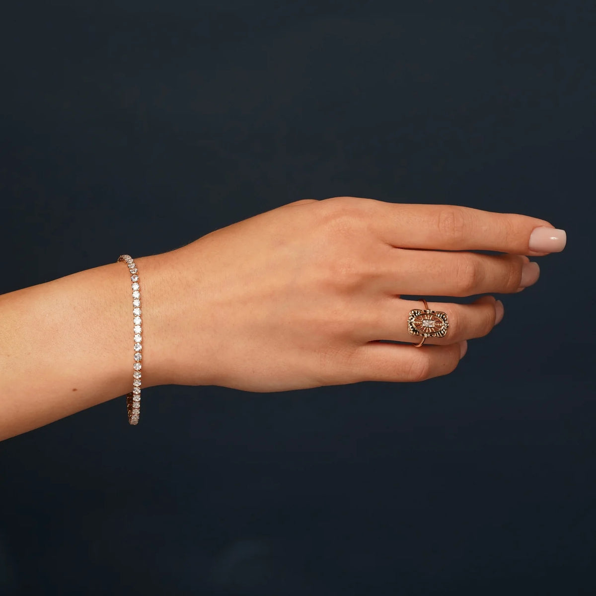 Sovereign Clear CZ Tennis Bracelet