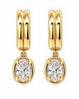 Timeless Solitaire Earrings with Cubic Zirconia