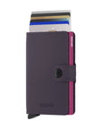 Miniwallet Matte Dark Purple-Fuchsia