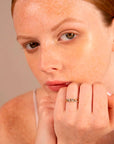 Two-Tone Curb Band Ring