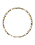 9ct Gold Two-Tone Small Heart Band Ring