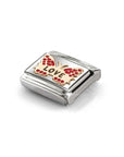 Composable Classic Link, Red Butterfly LOVE