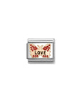 Composable Classic Link, Red Butterfly LOVE