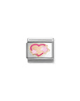 Composable Link, Pink Heart with Stars
