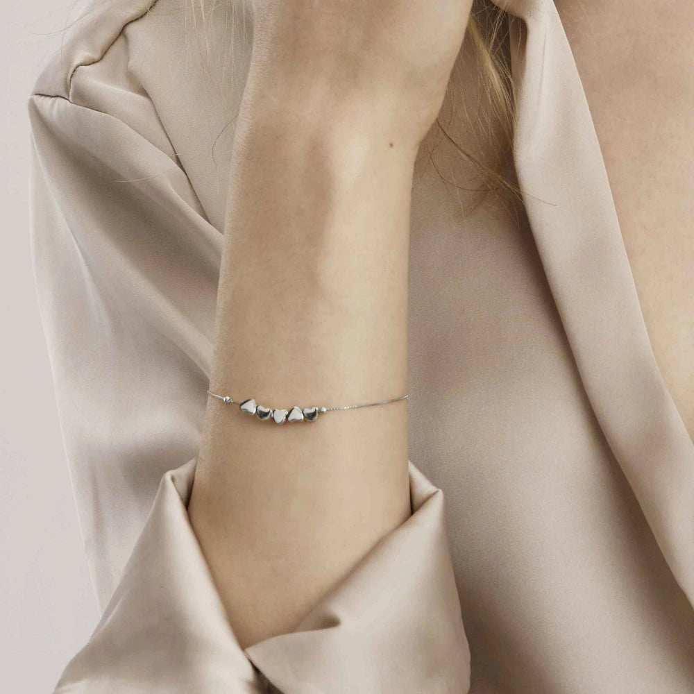 Armonica bracelet, 5 Hearts