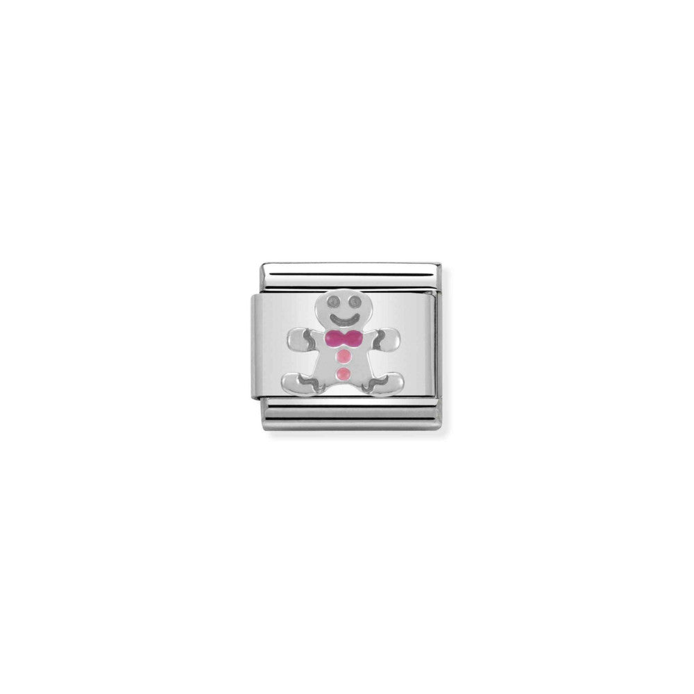 Composable Link, Gingerbread Man in Enamel