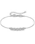 Armonica bracelet, 5 Four-Leaf Clovers