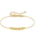 Armonica bracelet, 5 Hearts