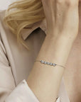 Armonica bracelet, 5 Four-Leaf Clovers