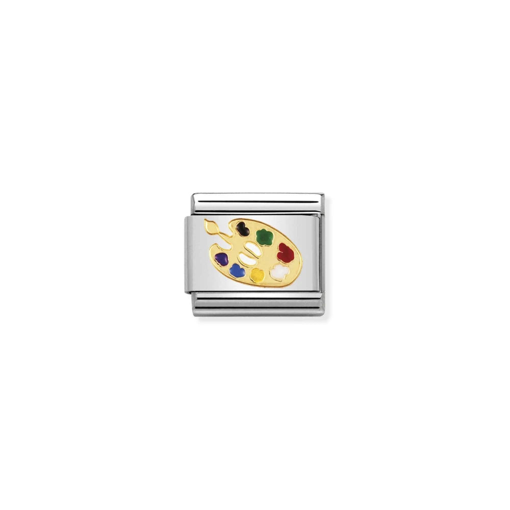 Composable Link, Artist's Palette in Enamel