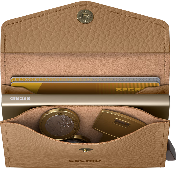 Envelope Wallet Pebble Cappauccinio