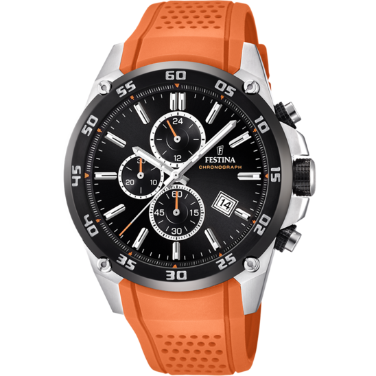 Orange Chronograph Sport Festina