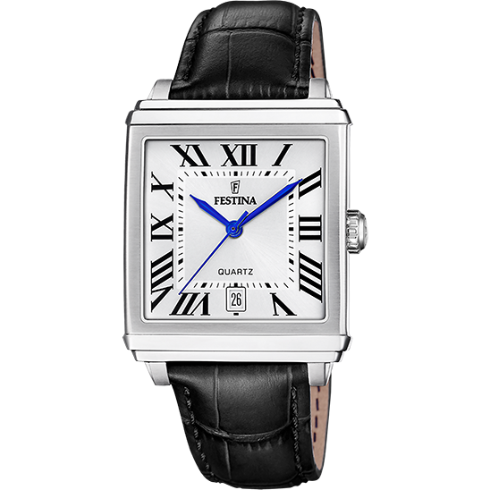 White Dial Leather Festina