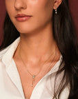 Better Off Freshwater Pearl & Cubic Zirconia Drop Necklace
