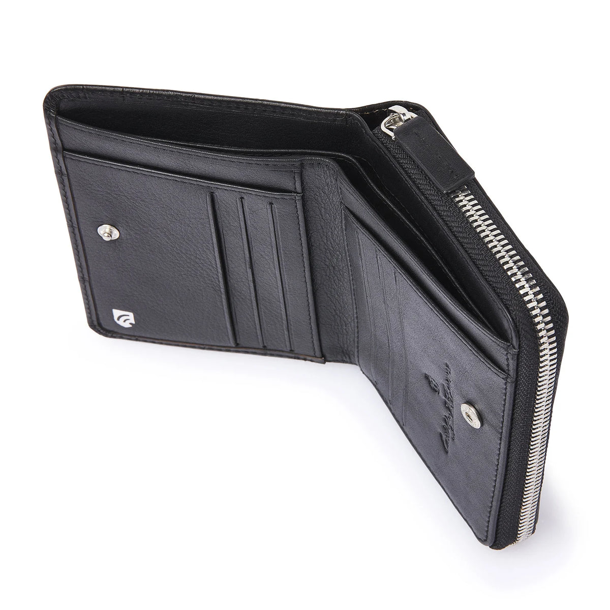 8 Card Zip Wallet RFID | Black