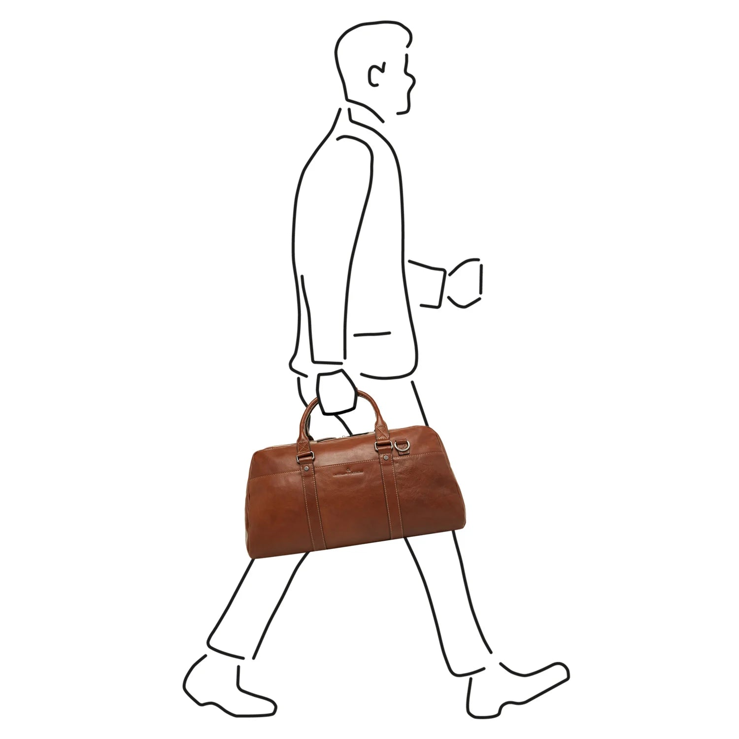 Weekend bag RFID | light brown