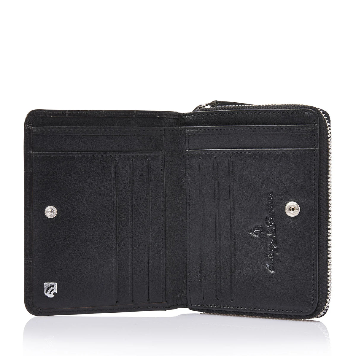 8 Card Zip Wallet RFID | Black
