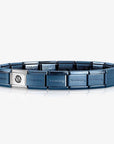 Nomination Base Shiny Navy Blue Starter Bracelet - Charm must be added to Order Bracelet cannot be purchased individually