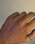 Elma - 18ct White Gold Princess Cut Earth Grown Diamond Ring