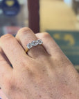 Maya - 18ct Yellow Gold Laboratory Grown Three Stone Diamond Ring