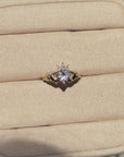 Gold Plated Cubic Zirconia Claddagh Ring