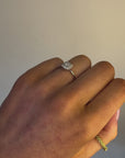 Sophie - White Gold Princess Cut Earth Grown Ring